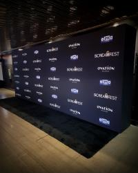 Step and Repeat LA Raises Up a Spooky Media Wall for Annual Horror Film Festival!