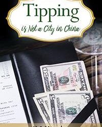Tipping Is Not A City In China