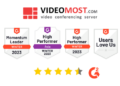 International marketplace G2 names VideoMost multiple winner of the Winter 2023 Video Conferencing Ratings