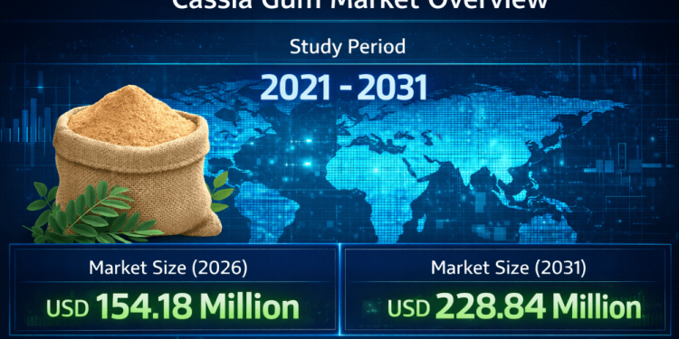 Cassia Gum Market Size to Reach USD 228.84 Million by 2031 | Growth Driven by Food, Pharmaceutical, and Personal Care Applications